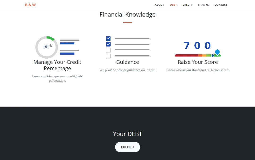 Black and White Financial