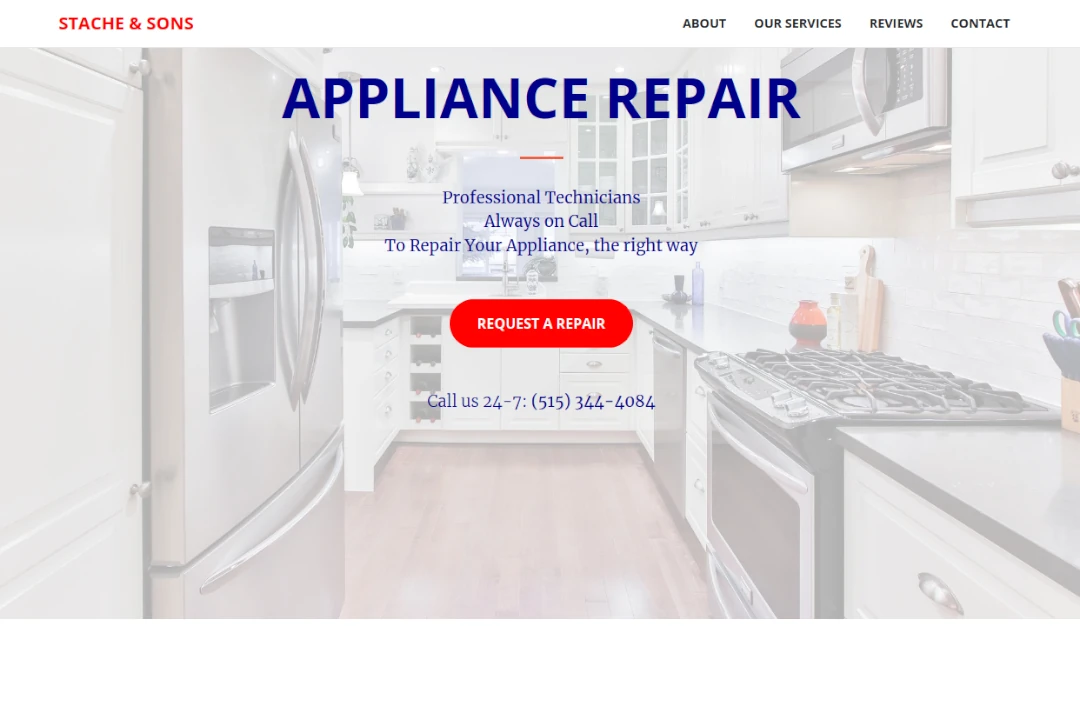 Stache Appliance Site