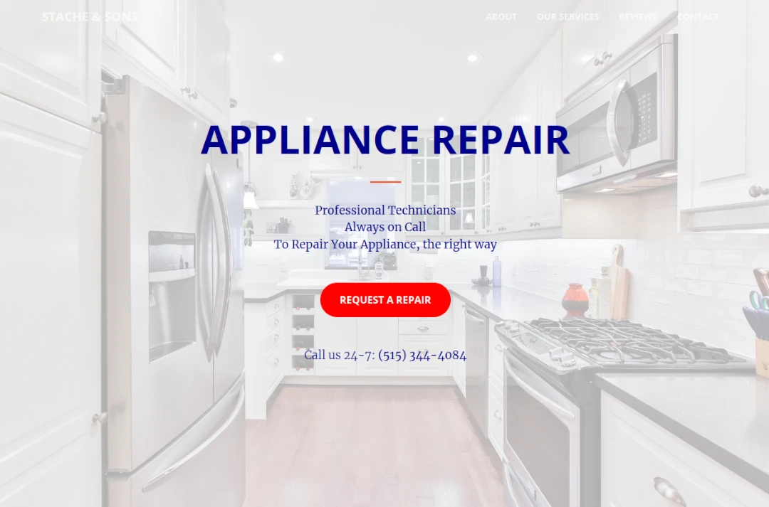 Stache Appliance Site